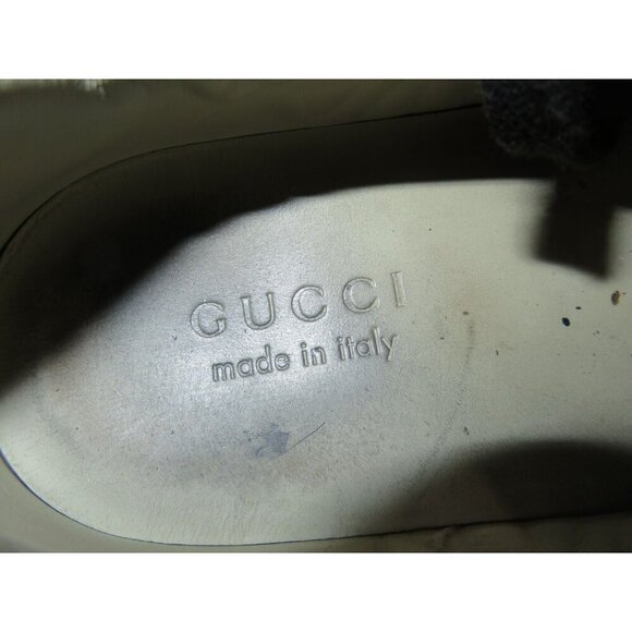 Gucci Ace Quilted G Rhombus Black Matelassé Leather Sneakers Shoes 7.5 men 9.5 - Picture 13 of 14